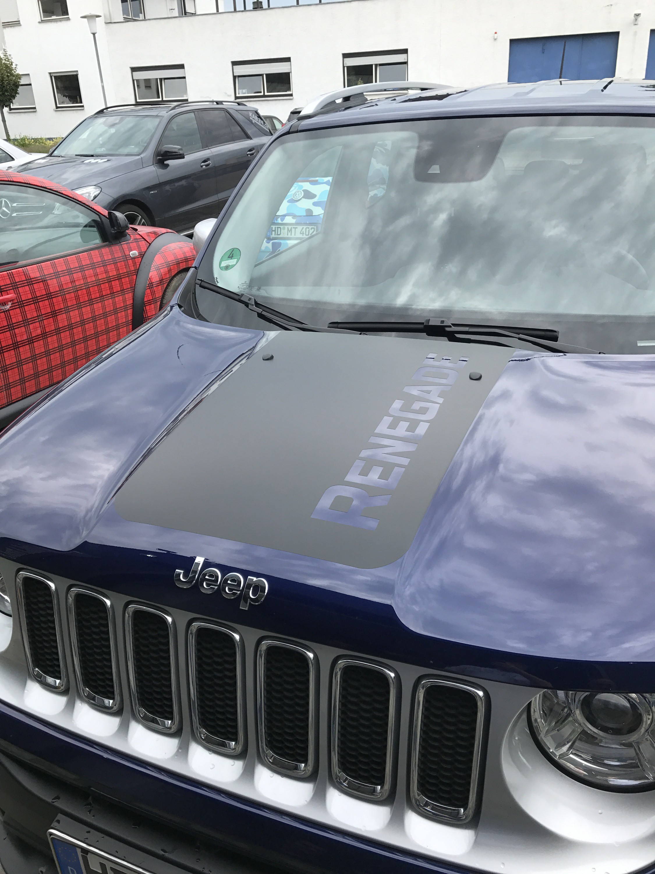 Neue und endgültige Version des Blendschutzes