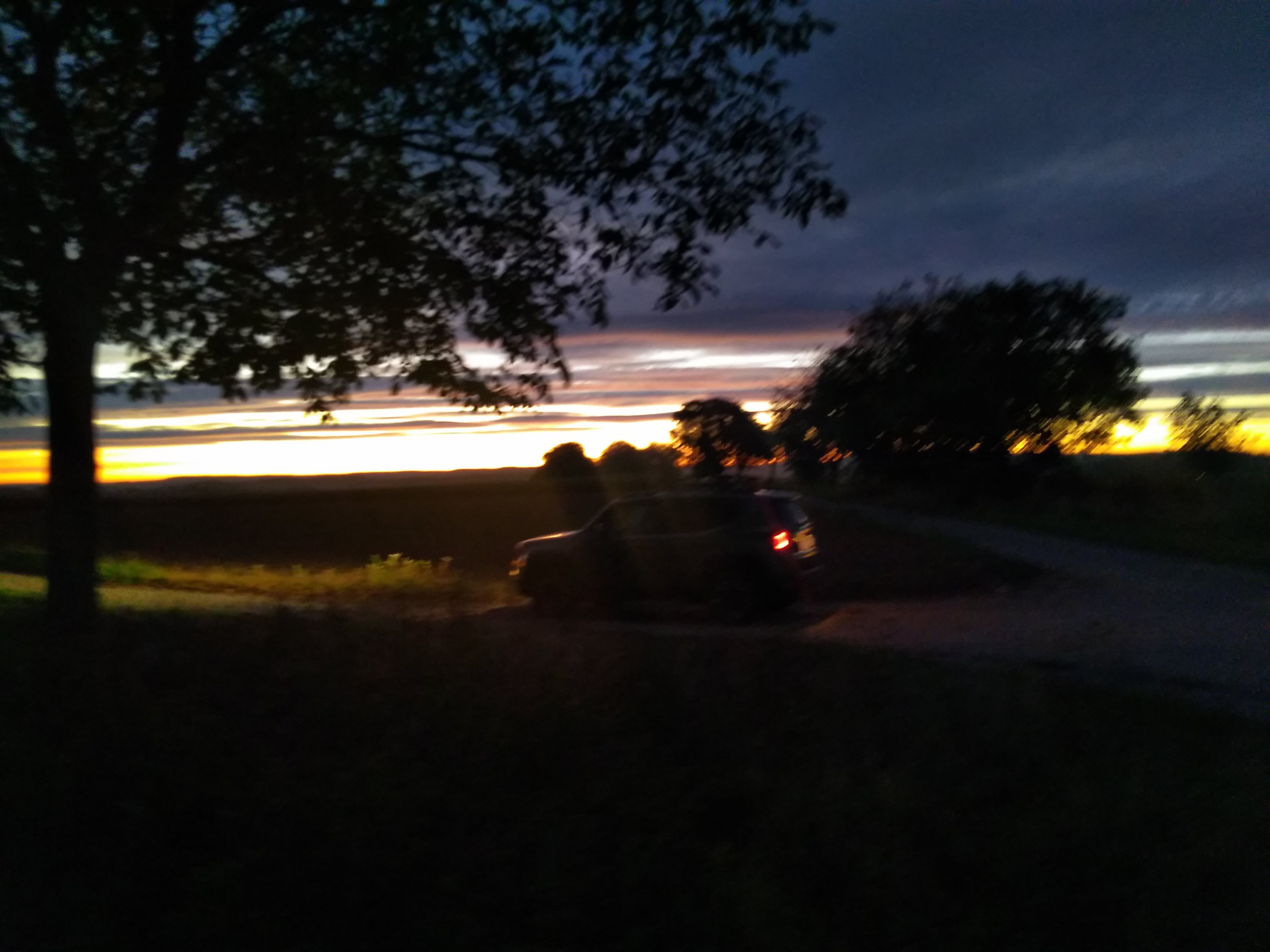 Romantischer Ausblick nach der Nachtschicht