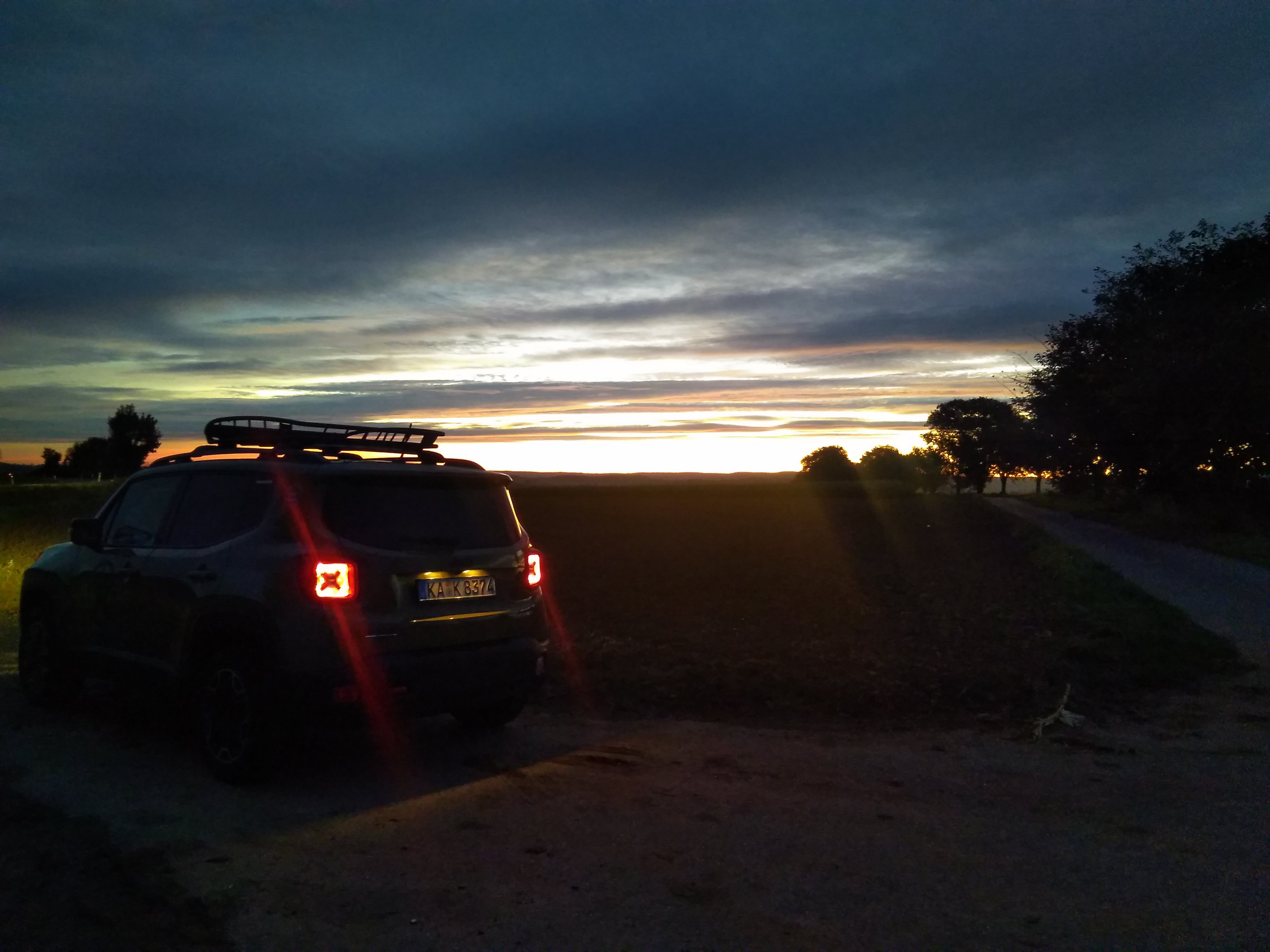 Romantischer Ausblick nach der Nachtschicht