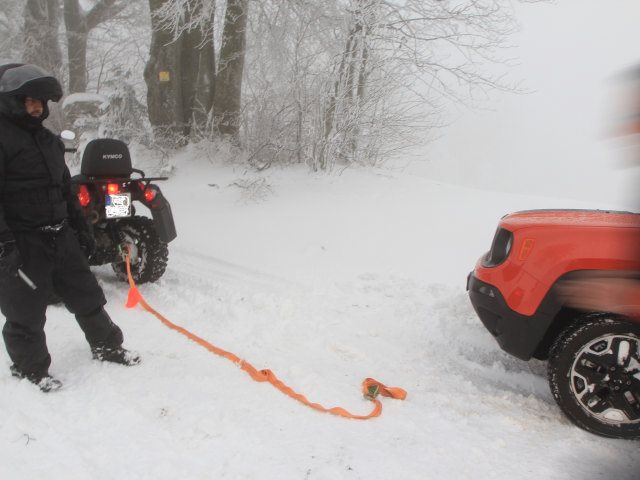 Erfahrungen mi 4 Trailhawks im Schnee: Renegade Stammtisch