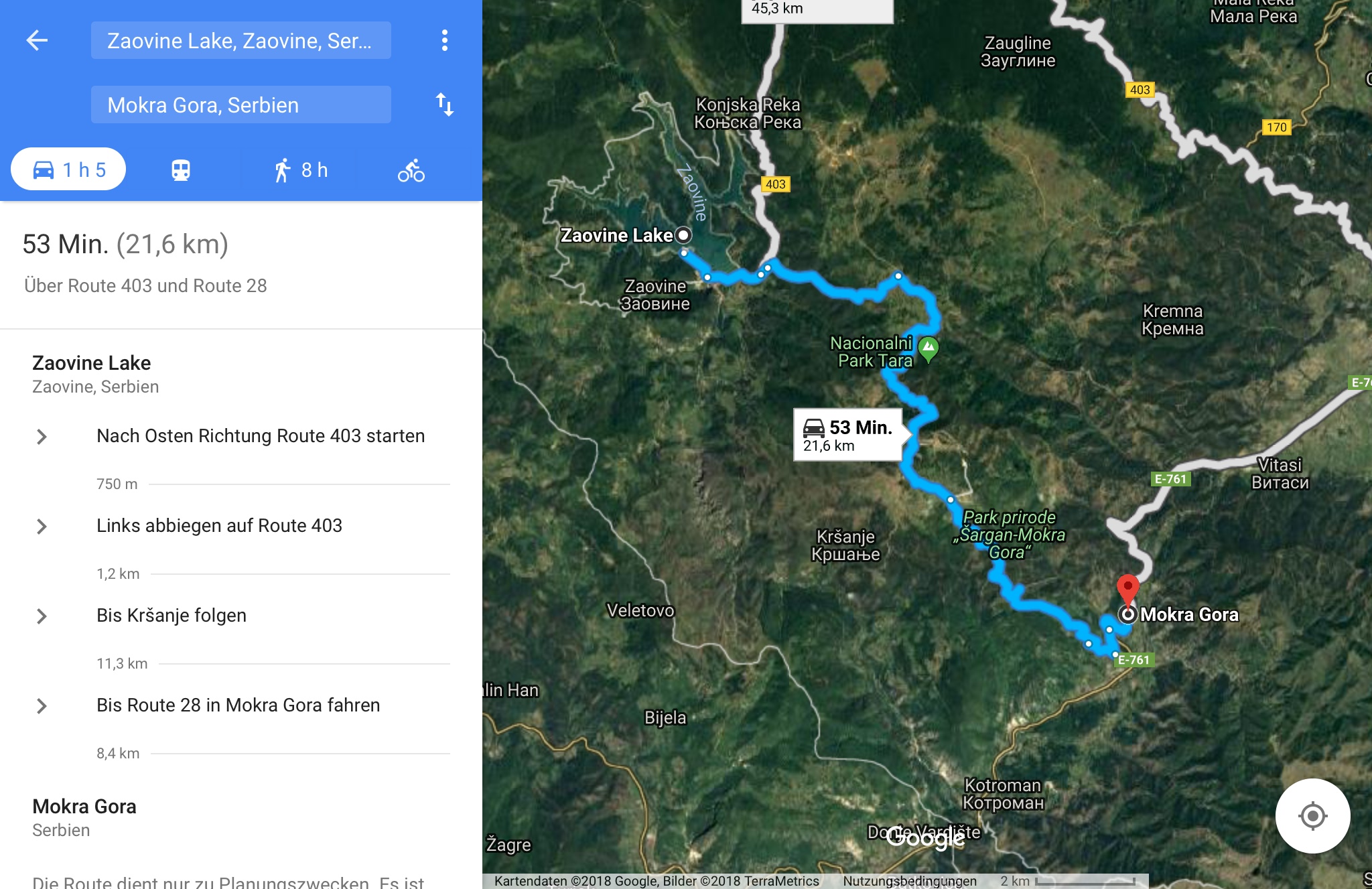 Schöne Offroad Tour durch die serbische Bergregion Tara!