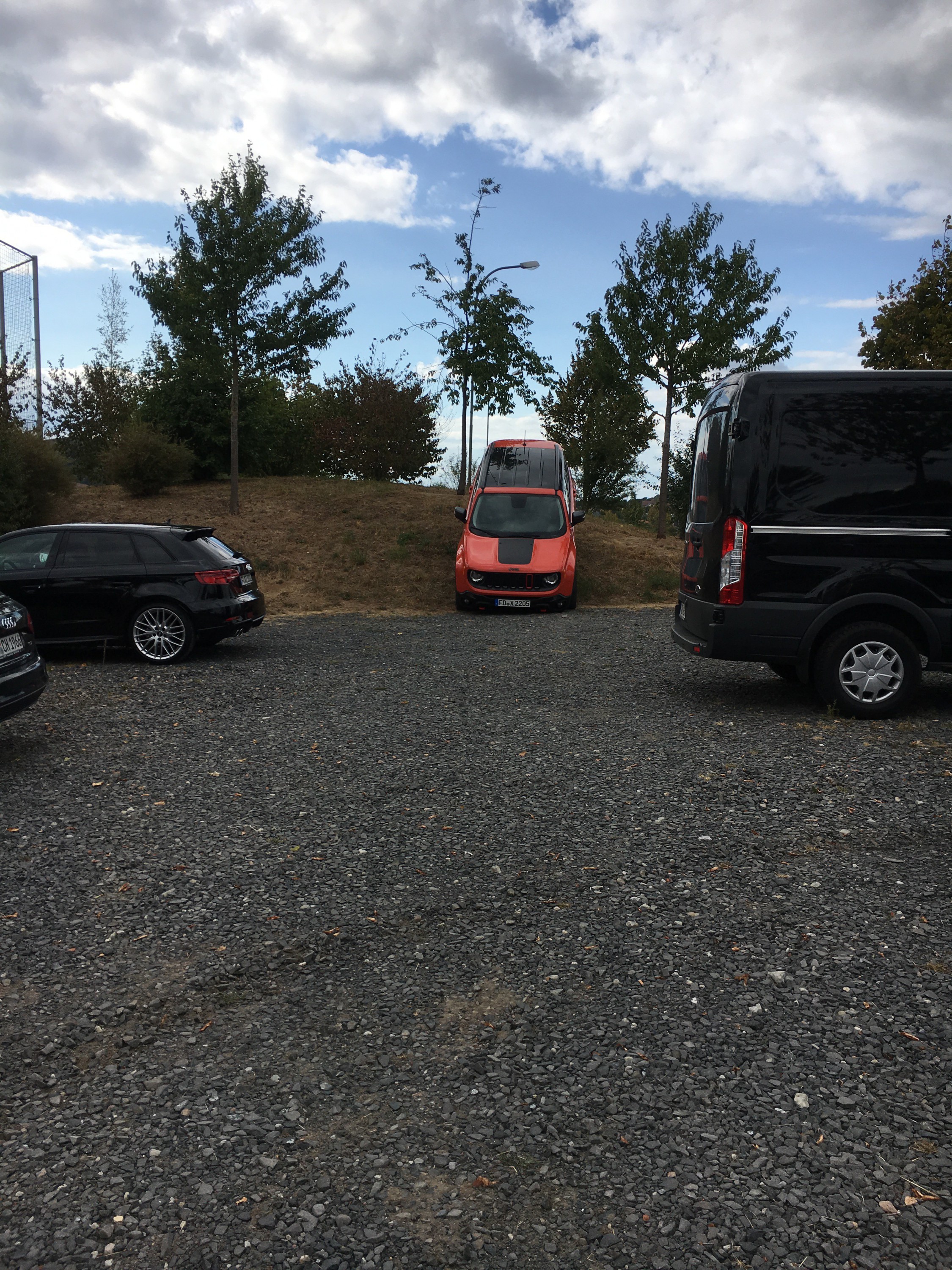 „Kein Parkplatz frei“ hat er gesagt