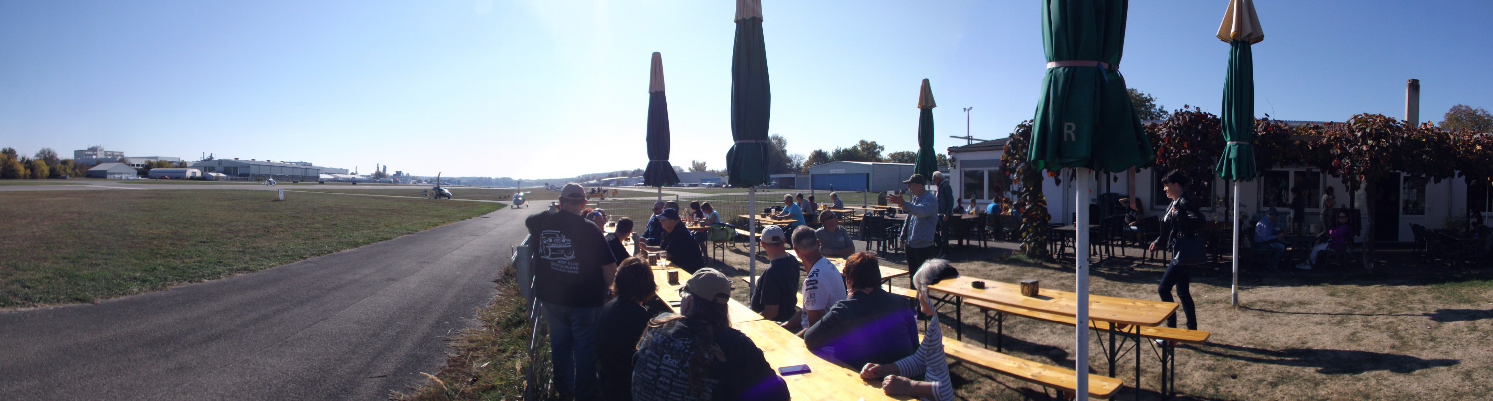 Die Location "Bistro Meridian" am Flugplatz Speyer