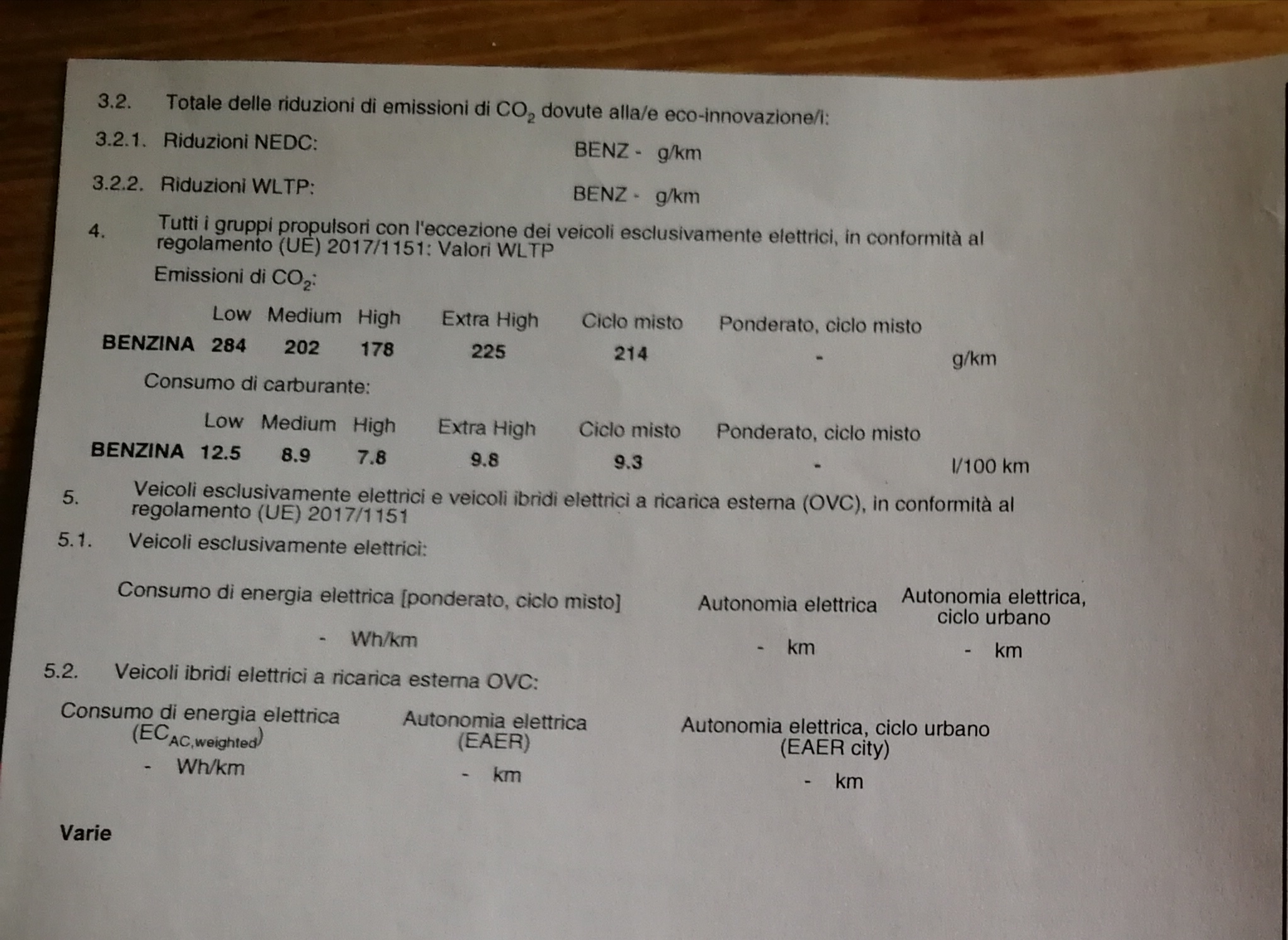 CO2 Werte, Kraftfahrzeugsteuer