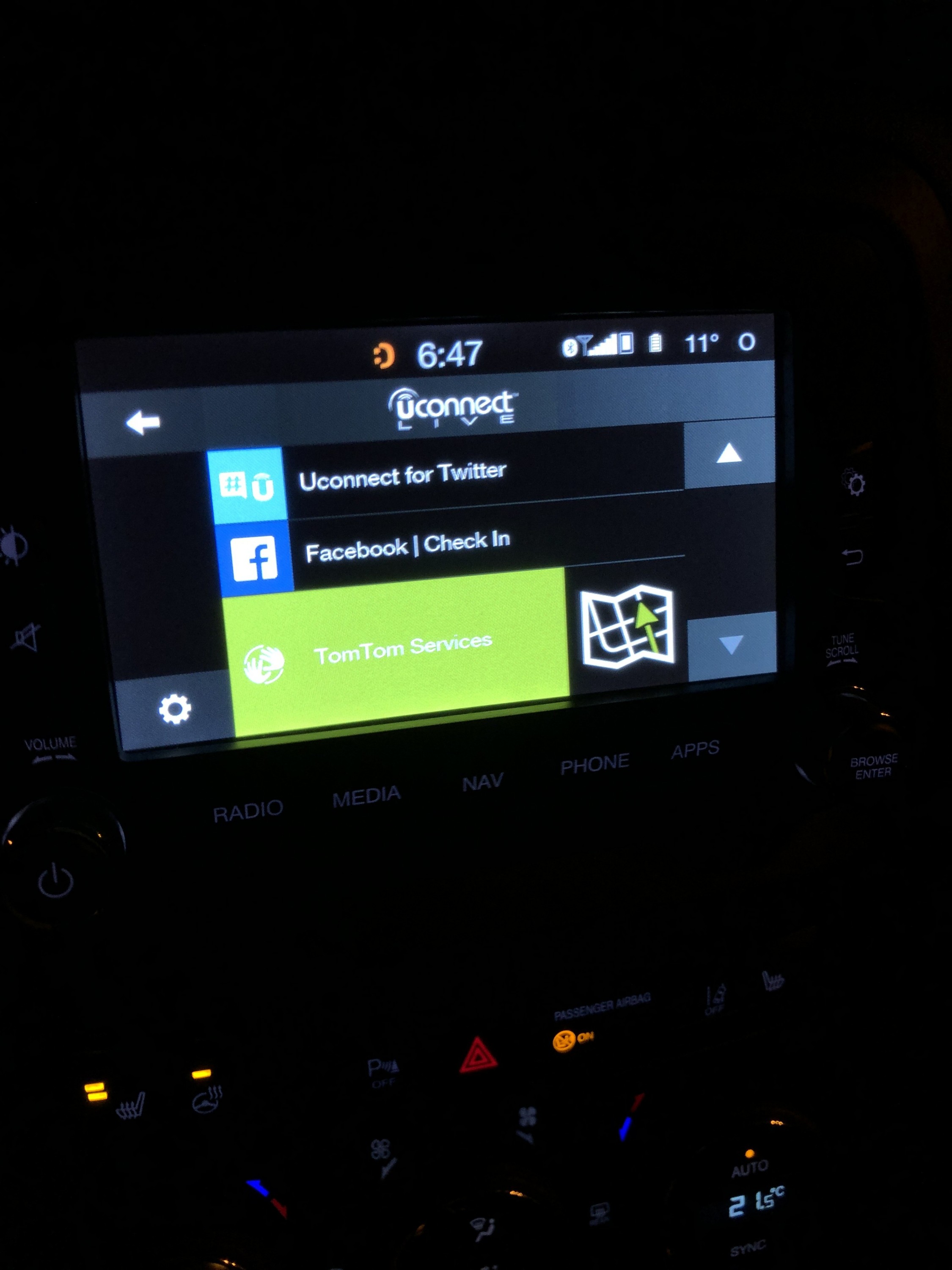 Uconnect TOMTOM