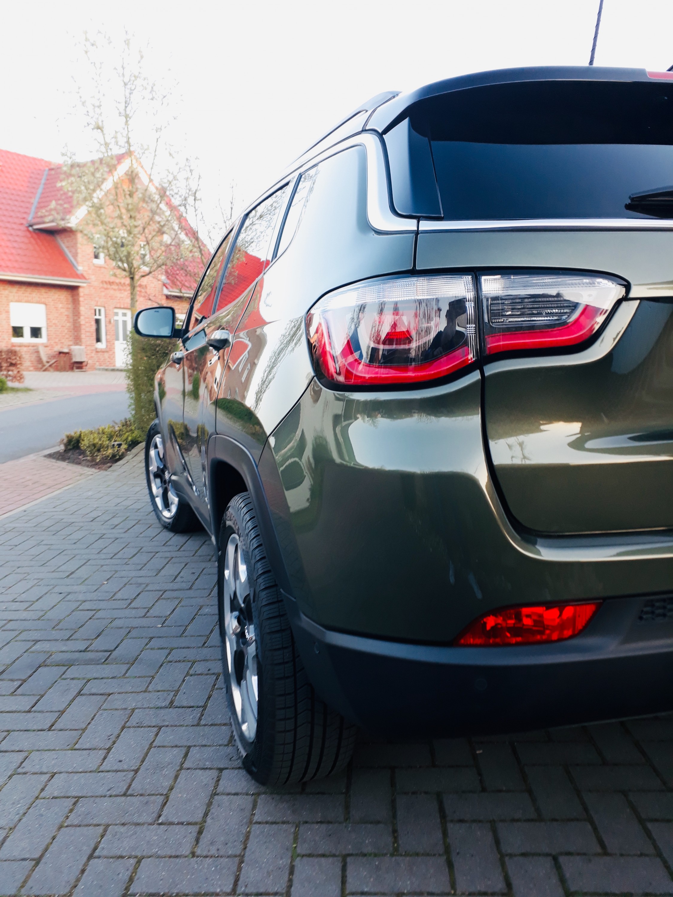 ...jetzt mit Distanzscheiben vorne/ hinten