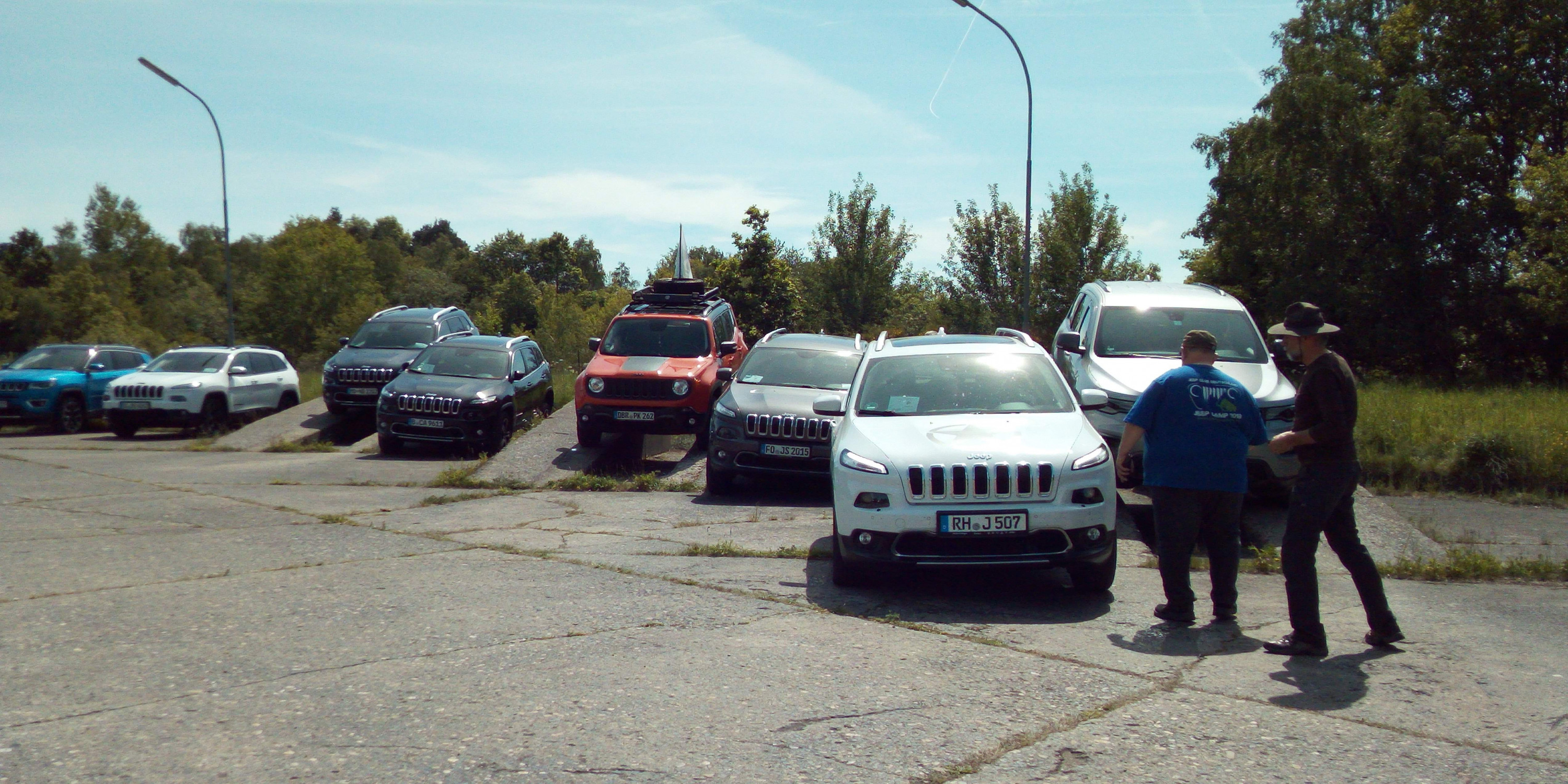 Chef parkt alle ein...