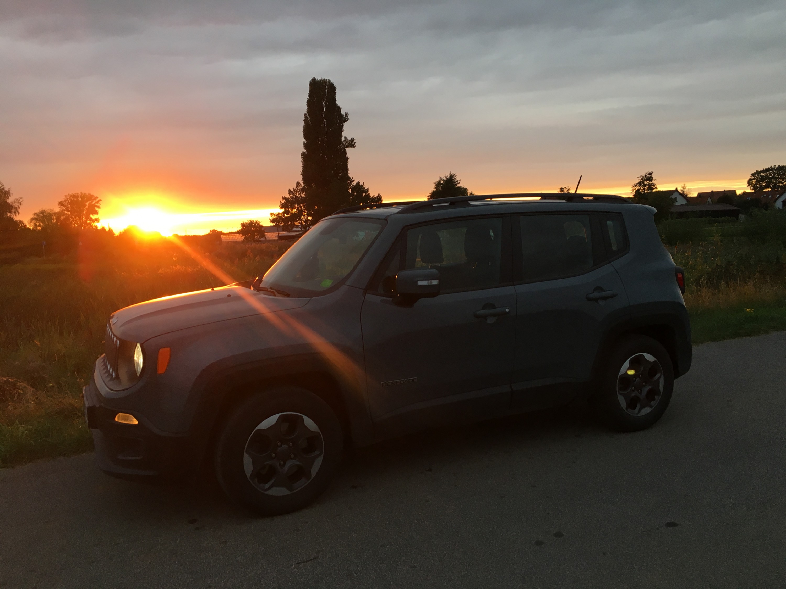 Sonnenuntergang im Knoblauchsland