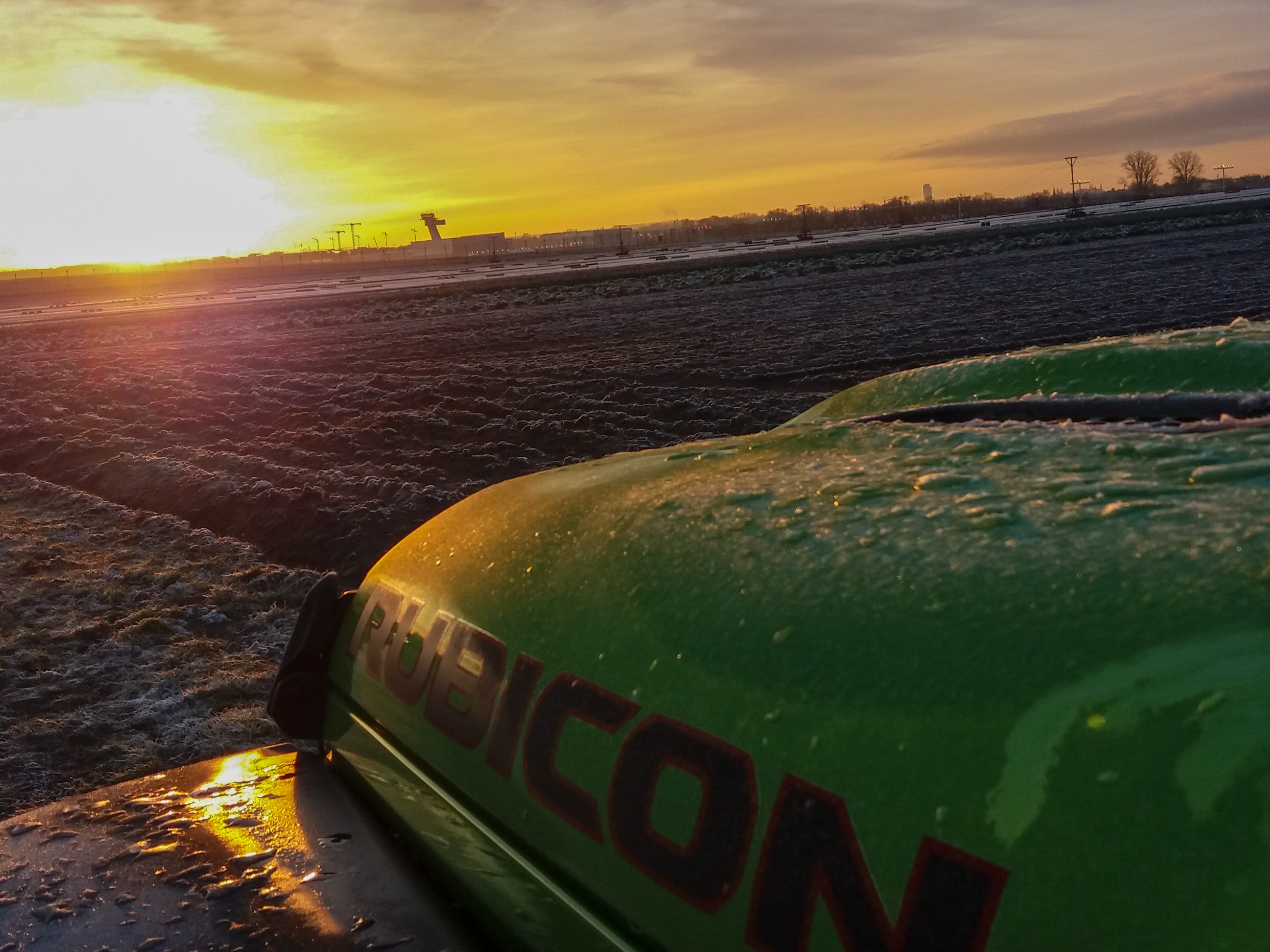 Morgenglühen am Airport Nürnberg