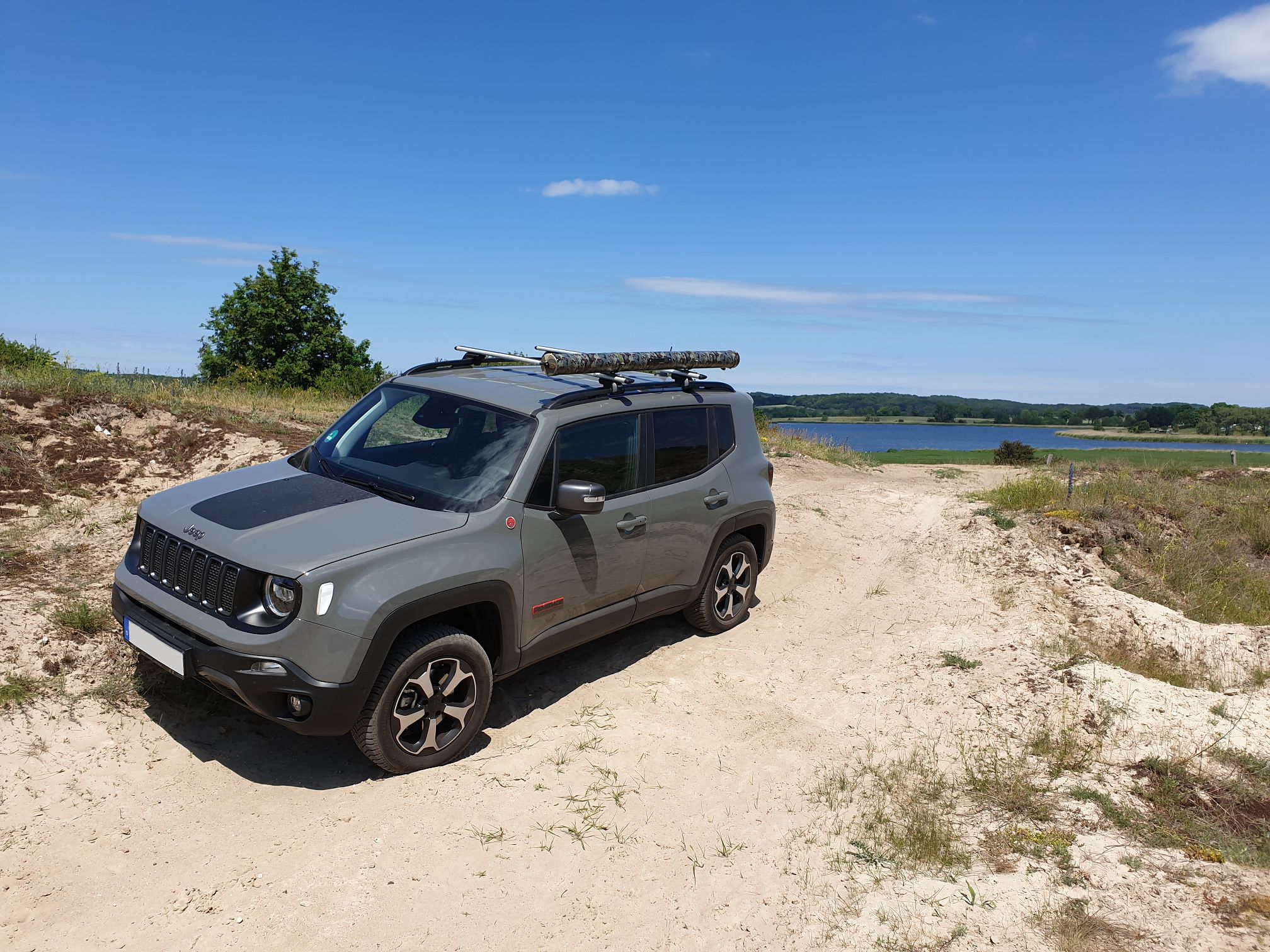 Spielen in einer Sandgrube auf Rügen .....
