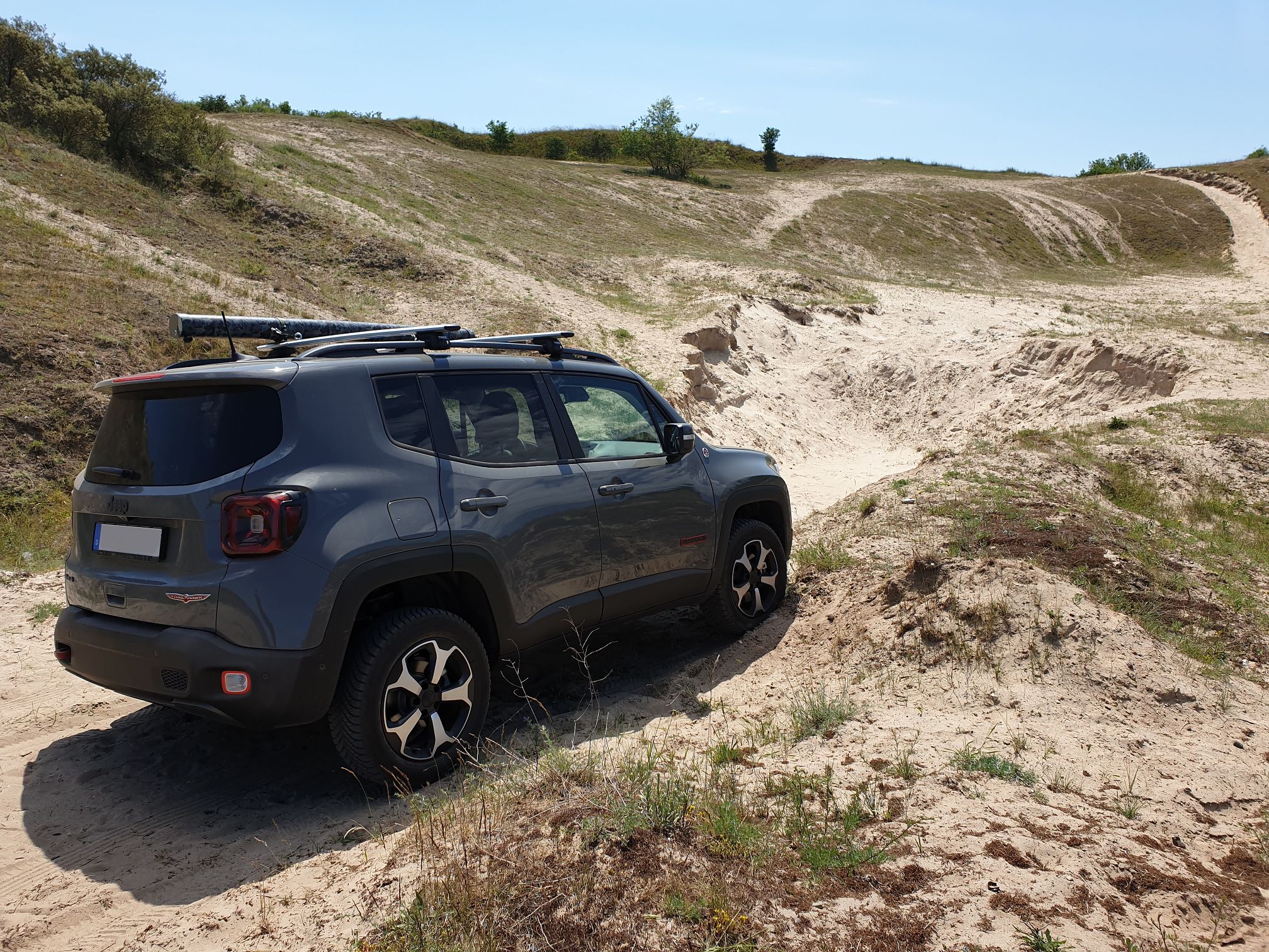 Spielen in einer Sandgrube auf Rügen .....
