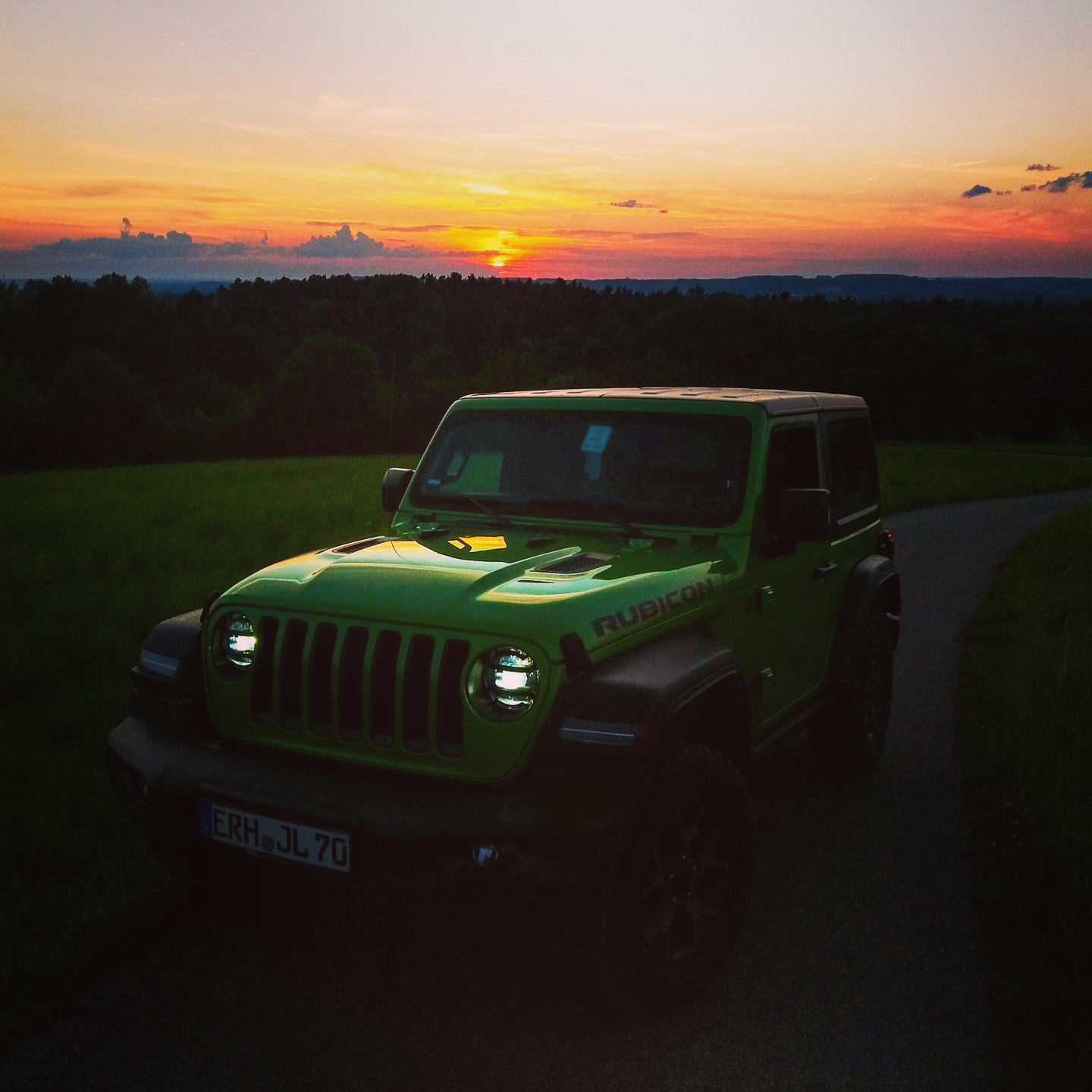 Sonnenuntergang Mittelfranken