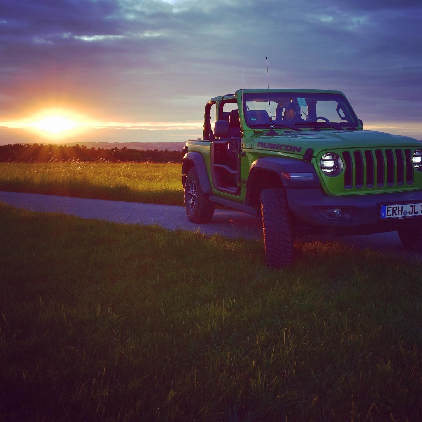 Topless Sonnenuntergang