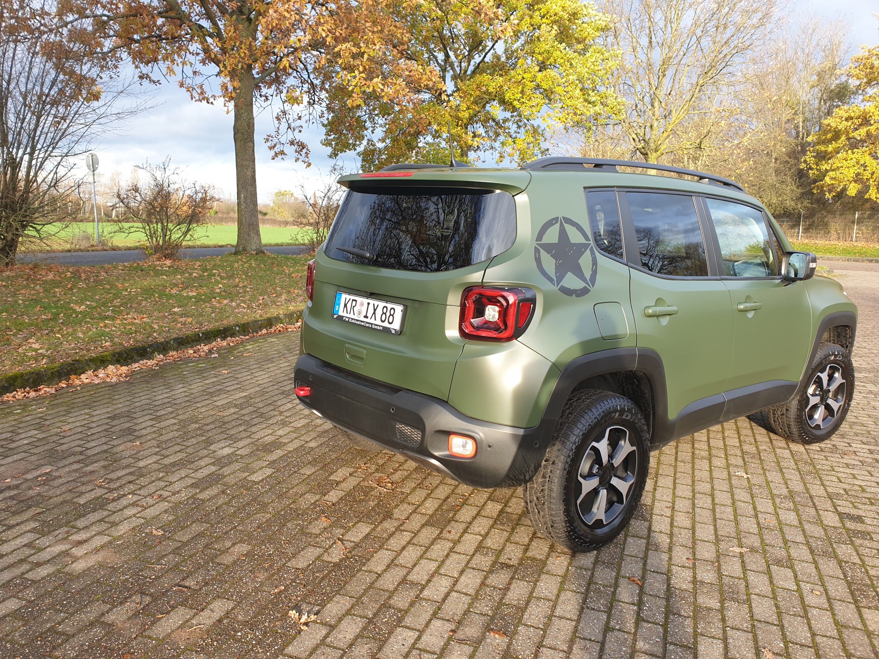 Die Verwandlung von Sting Grey zu Olive Green