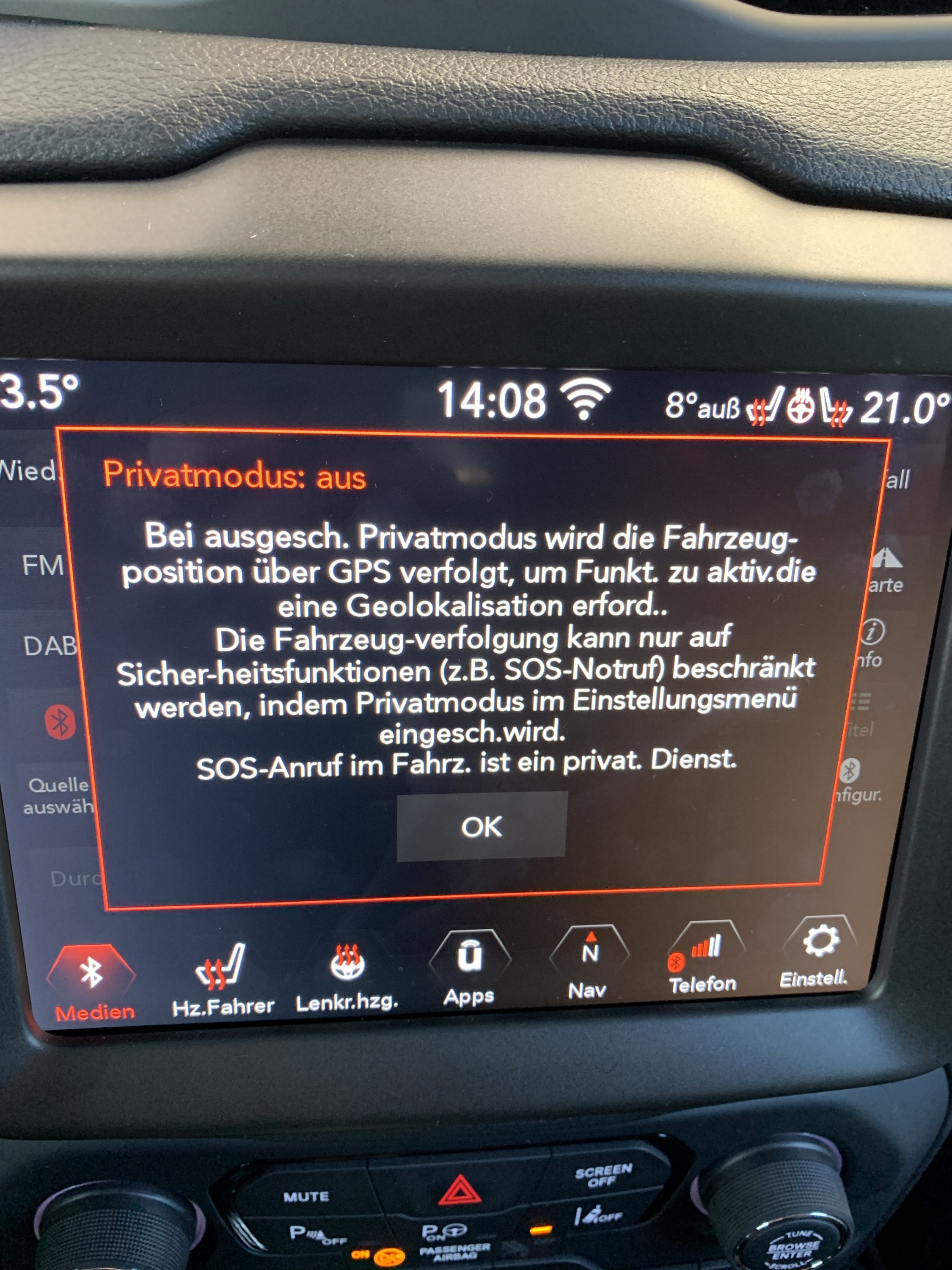 Wie bekomme ich diese Meldung weg