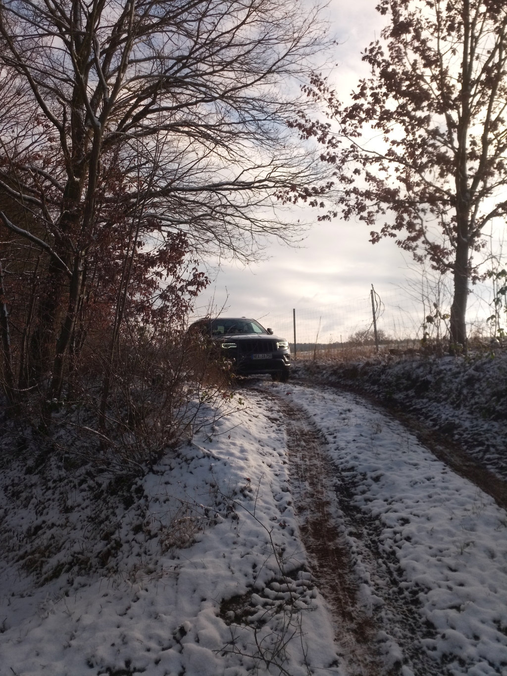 Etwas Schnee in Mittel-Franken