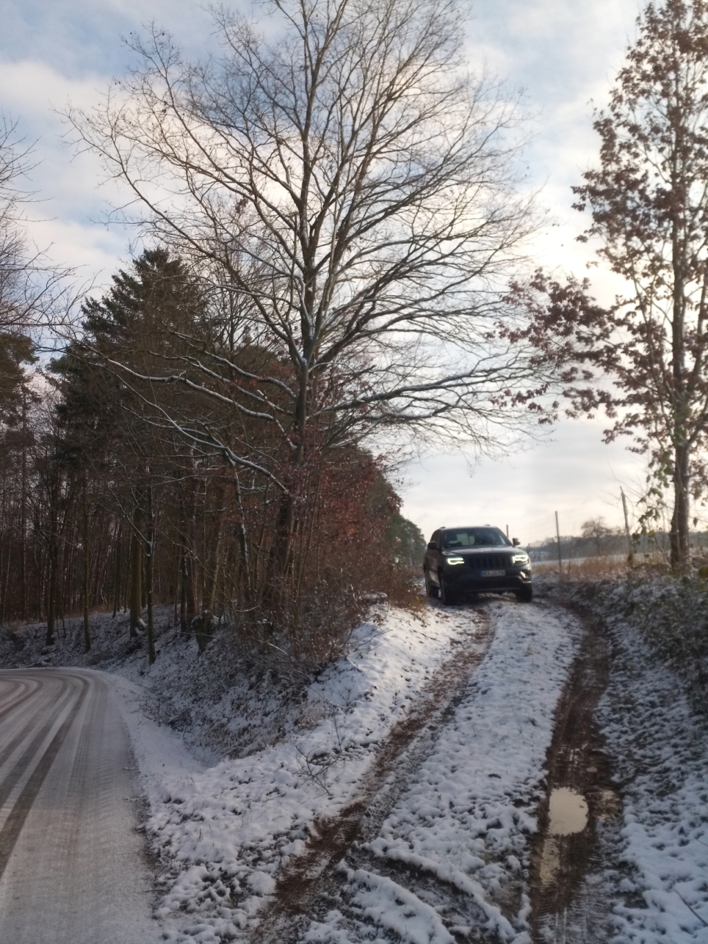 Etwas Schnee in Mittel-Franken