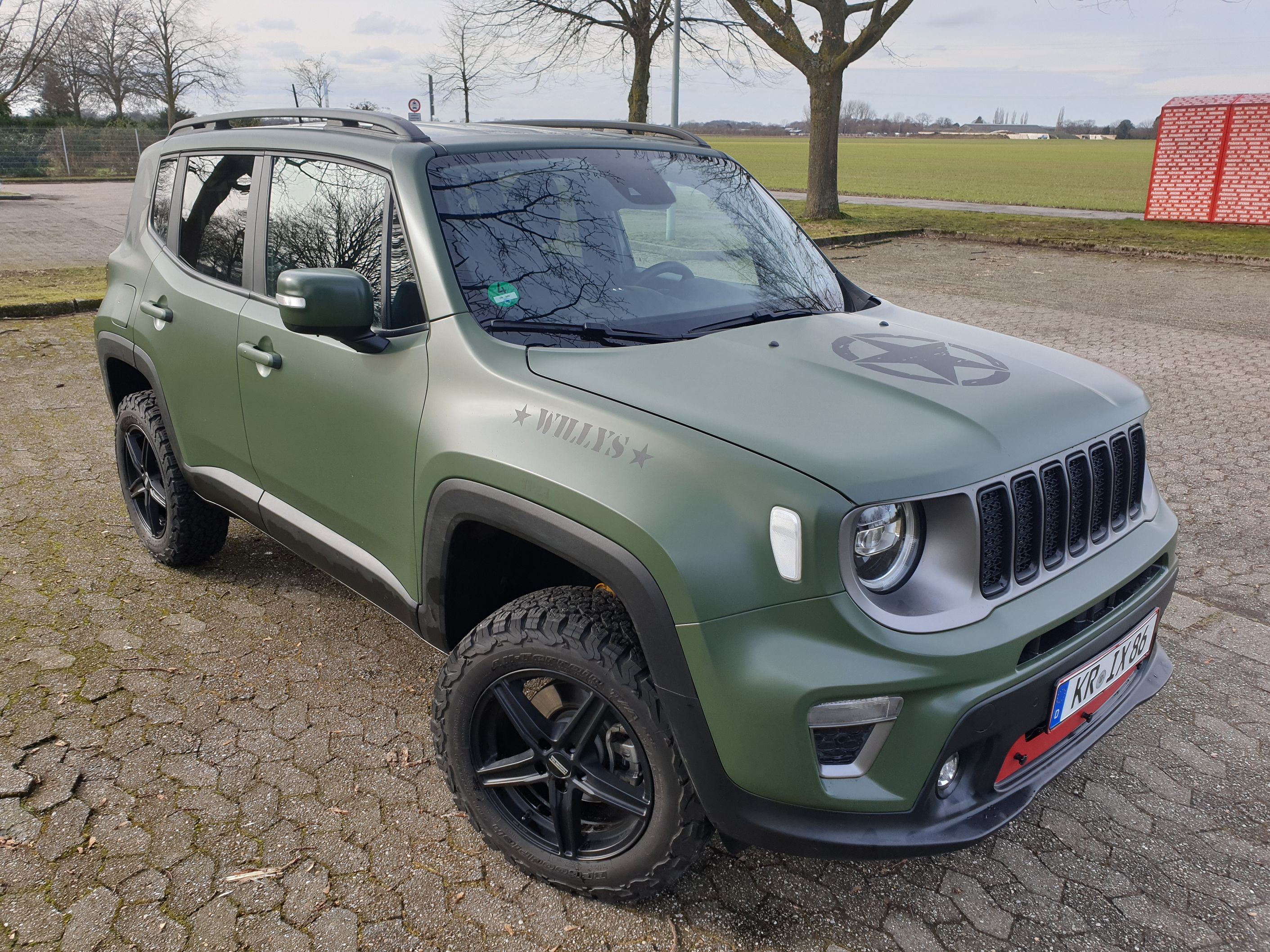 Ergebnis einer Folierung ...