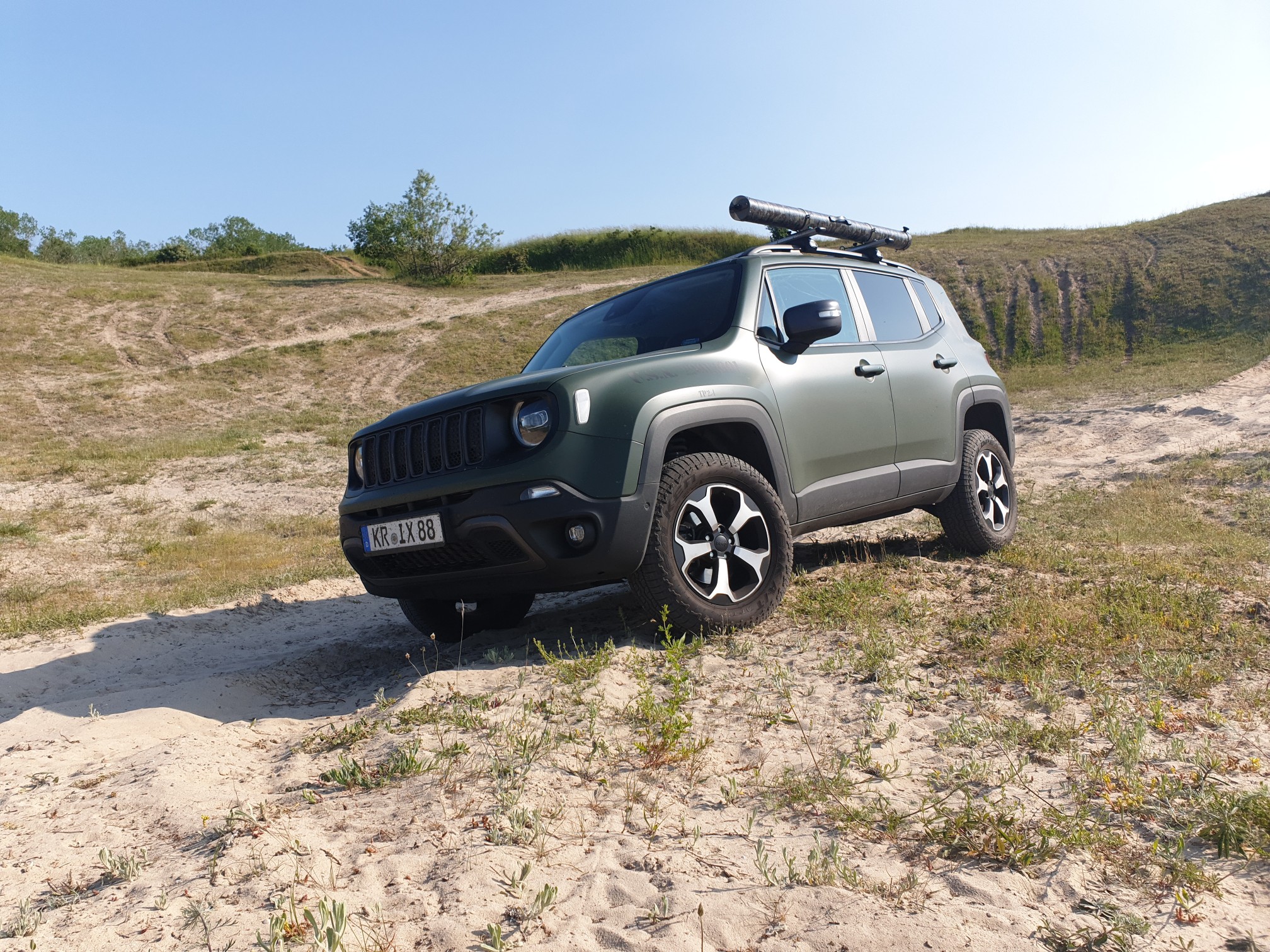 Zurück in die Sandrube, zum spielen.