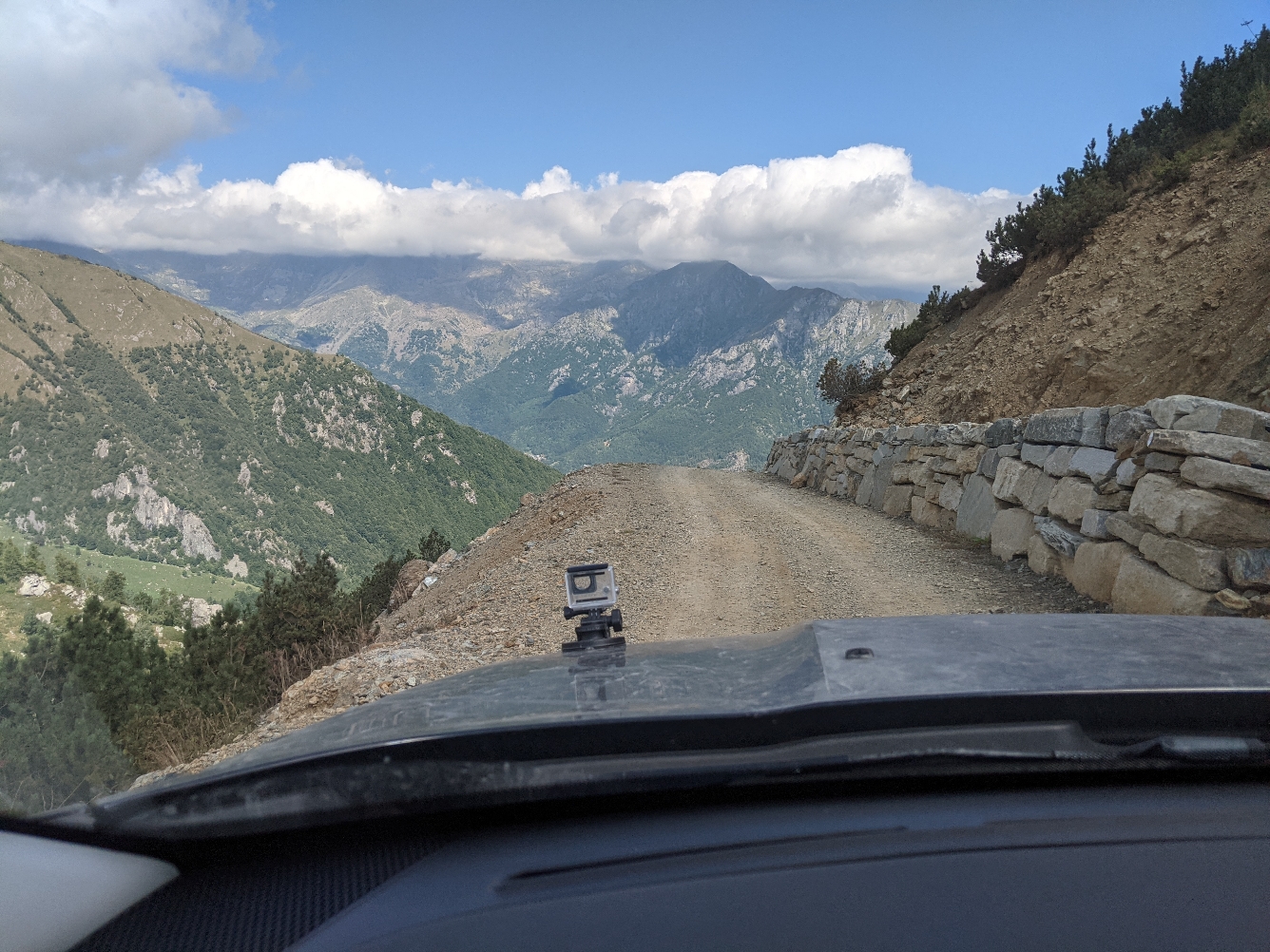 Abschluss heute auf dem Colle Colombardo....gut hat er es gemacht der kleine Rennie
