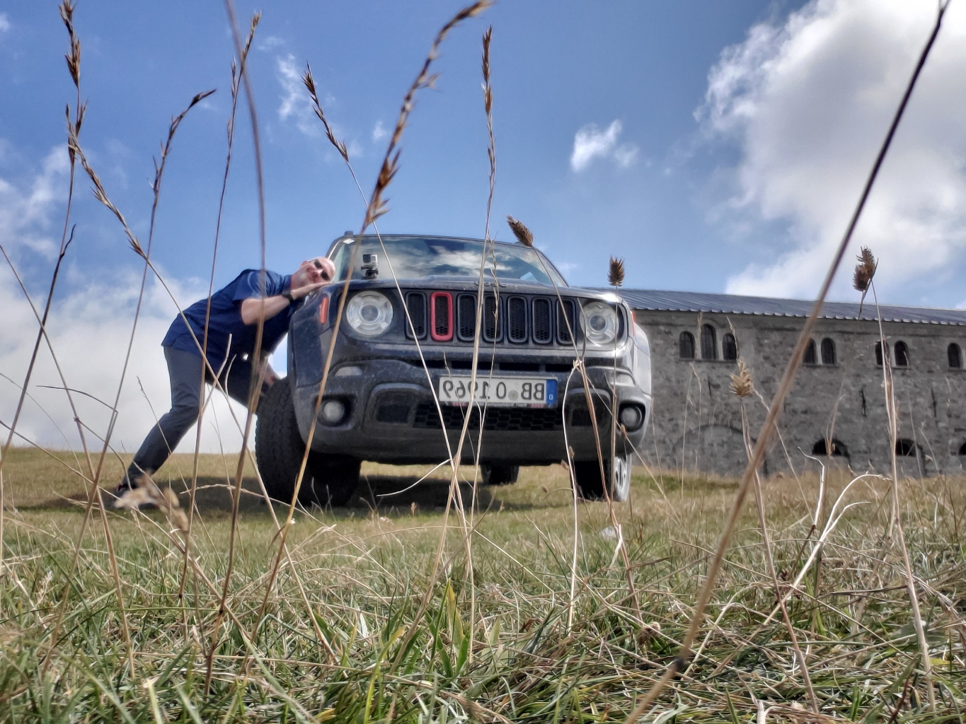 Abschluss heute auf dem Colle Colombardo....gut hat er es gemacht der kleine Rennie