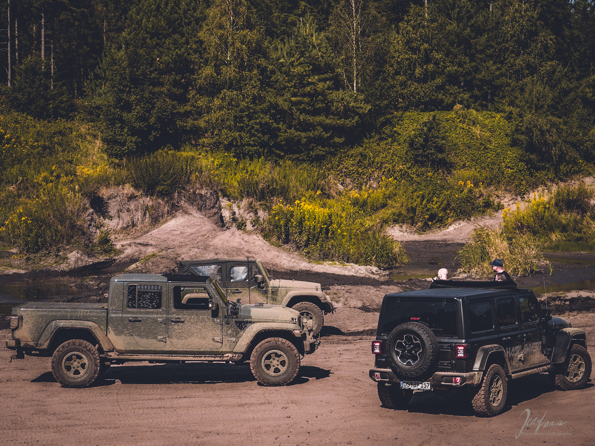 Ausflug in den Fursten Forest mit dem Team von Jeep Experience und der Crew vom Autohaus Haarlammert