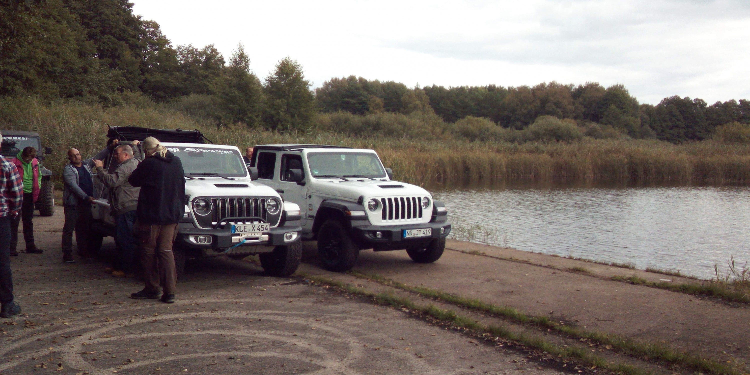 Geschichtsunterricht am See