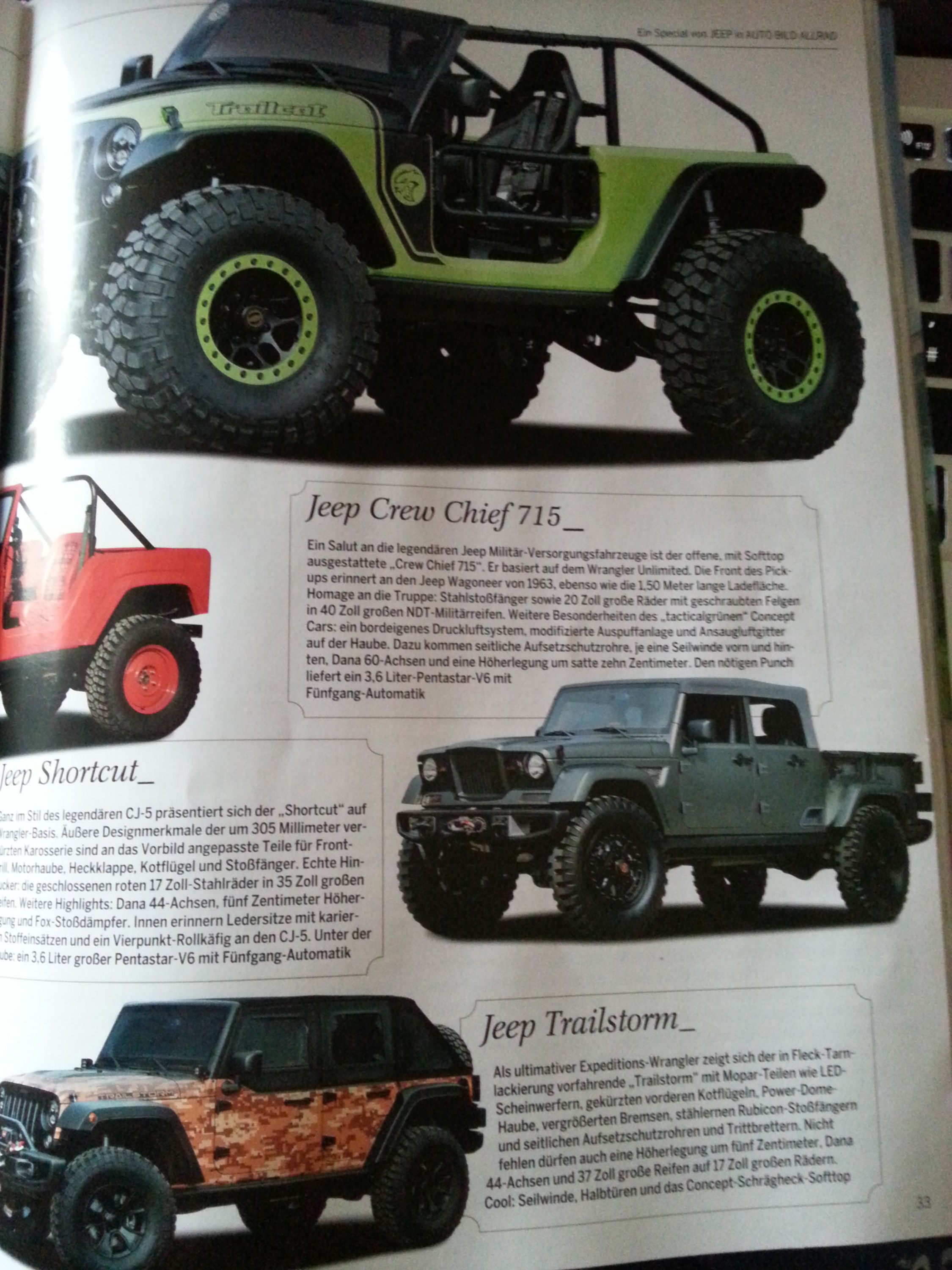 Jeep Artikel in der Autobild allrar