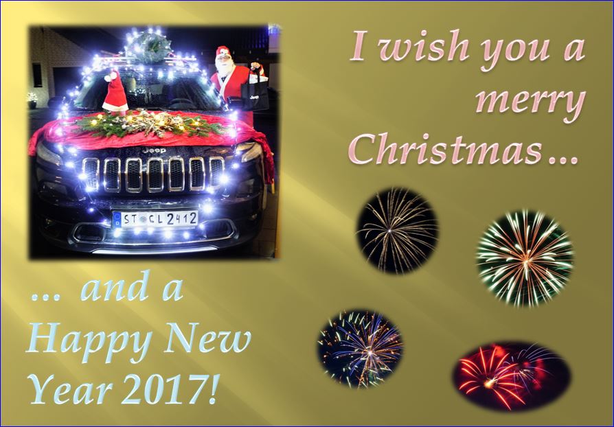 Frohe Weihnachten allen Fories