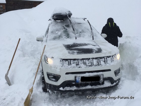 Unser Compass im Schnee