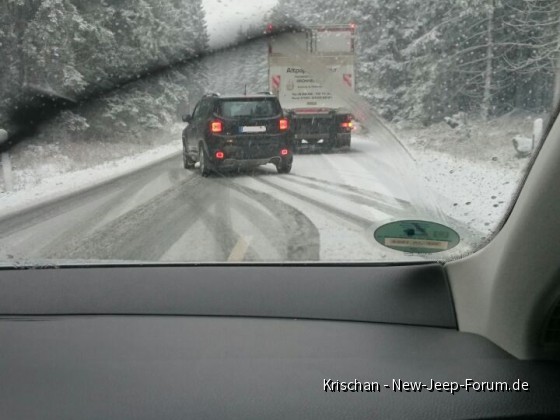 Der erste Schnee im Harz.