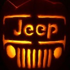 Jeep Halloween-Kürbis