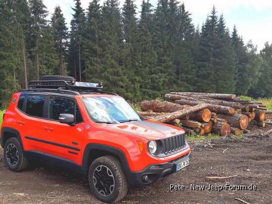 Erste Impressionen meines Omaha Orange beim Camp Jeep 2018