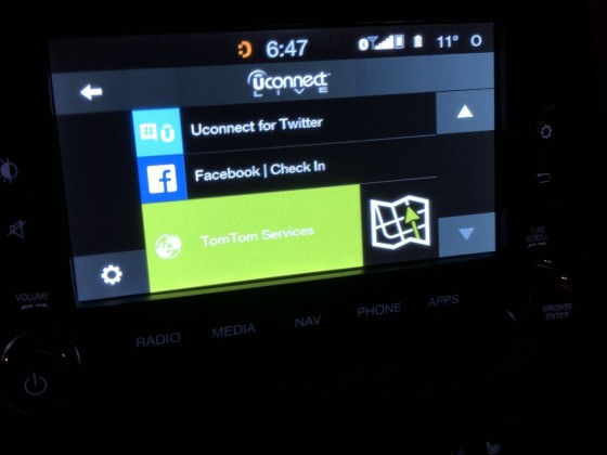Uconnect TOMTOM