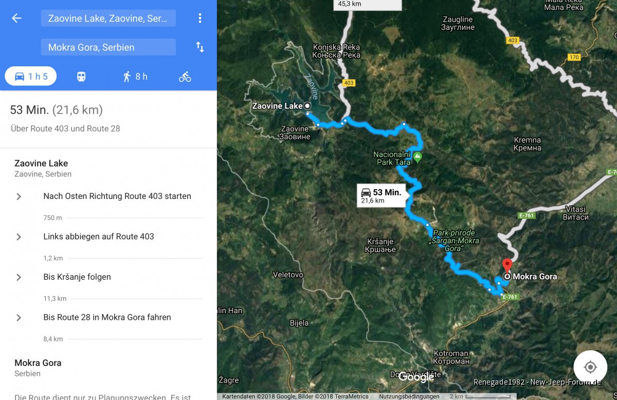 Schöne Offroad Tour durch die serbische Bergregion Tara!