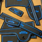 Toppower Mat Cup Holder Antirutsch-Halterung für Innentüren Mats für Renegade 16 Pcs (2018 2019, Blau)