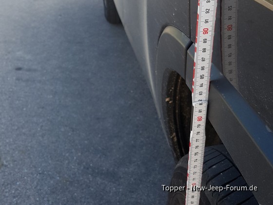 nach Höherlegung und Verbreiterung