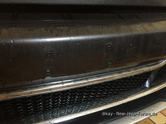 Nummernschildhalterung vorne - Vorbau entfernen