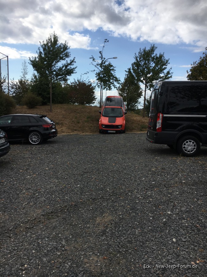 „Kein Parkplatz frei“ hat er gesagt