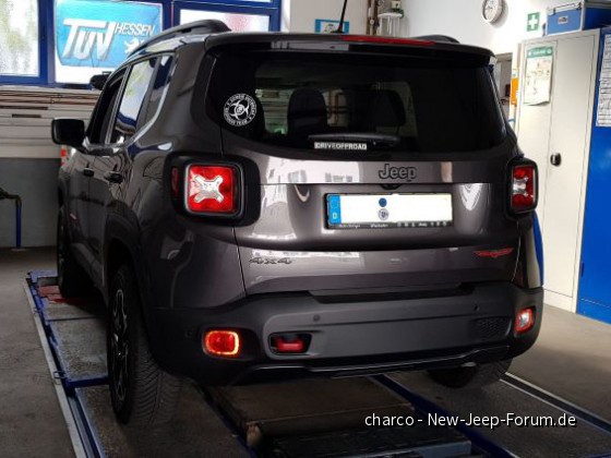 48 mm Spurverbreiterung je Achse sind jetzt vorne und hinten drauf...