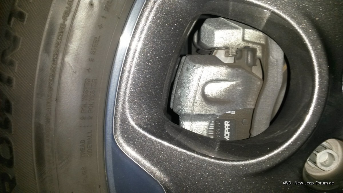 16" Felgen/ Abstand zum Bremssattel und Scheibe (Vorderrad)