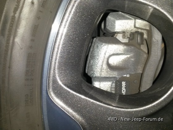 16" Felgen/ Abstand zum Bremssattel und Scheibe (Vorderrad)