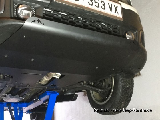 Unterfahrschutz montiert