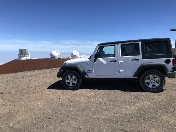 Jeep auf 4200m