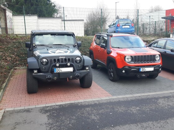 Morgens zum Treffen bei Kaffee