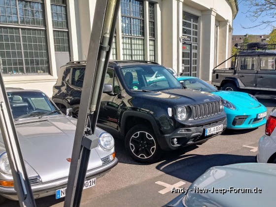 Standesgemäß eingeparkt