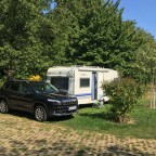 Stellplatz bei unserer Oberfrankentour