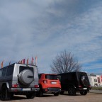 in die Zange genommen