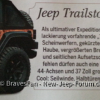 Jeep Artikel in der Autobild allrar