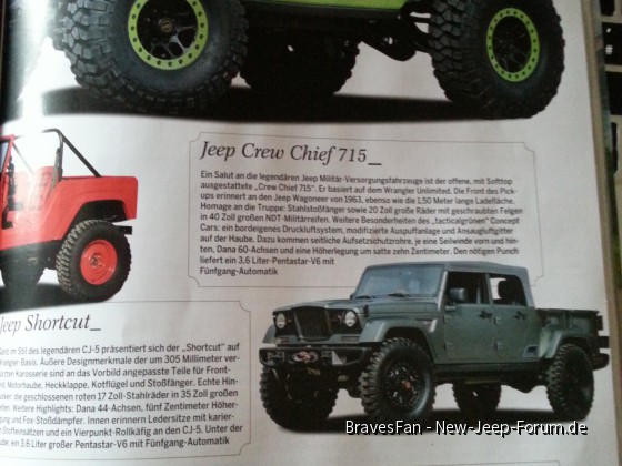 Jeep Artikel in der Autobild allrar